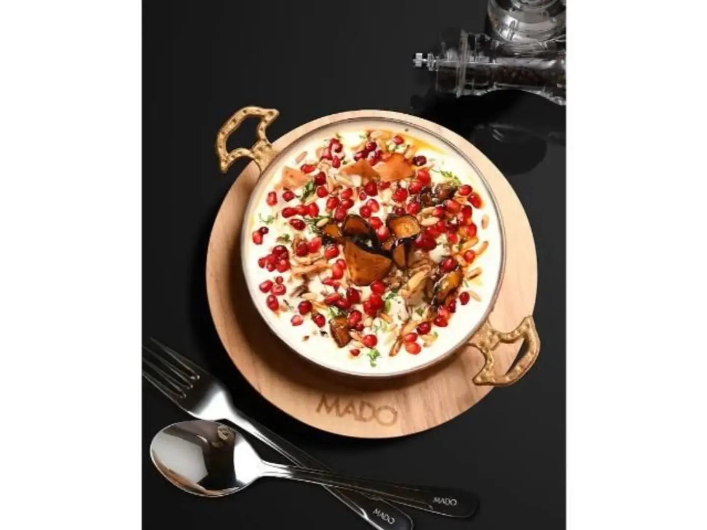 Eggplant And Pomegranate Fatteh
