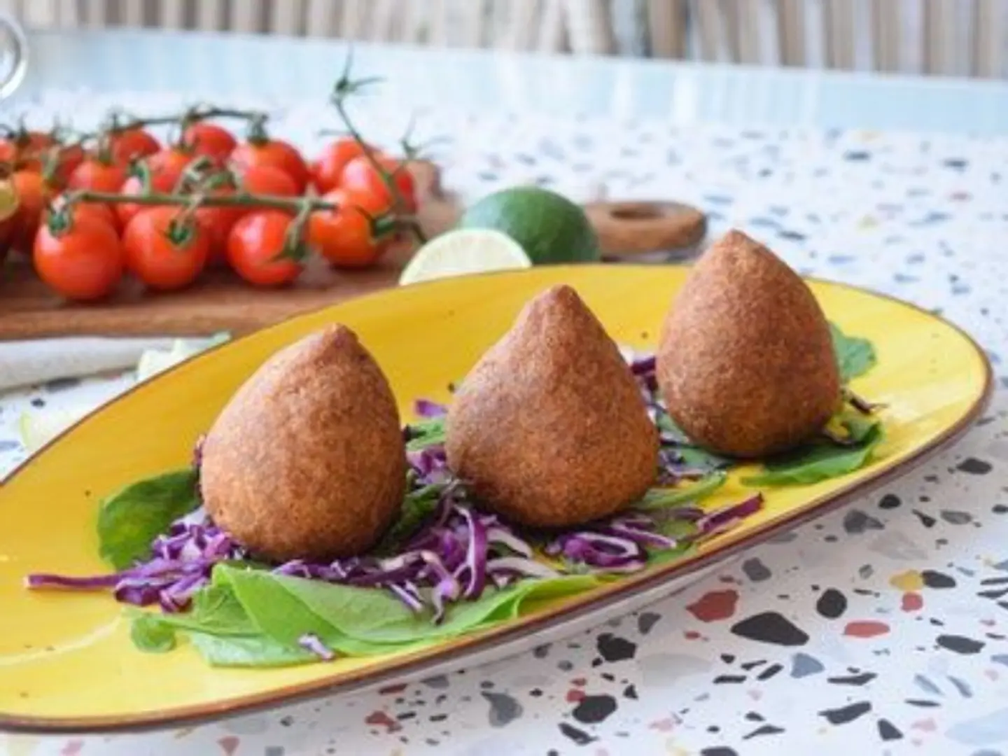 كبه مقليه بالجبن