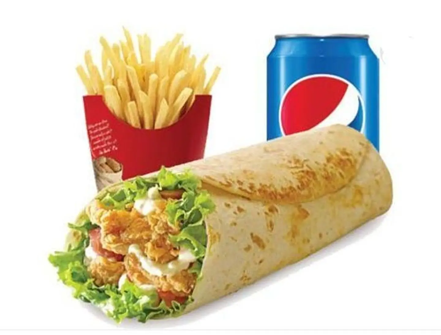 Zinger Strips Tortilla Roll Meal