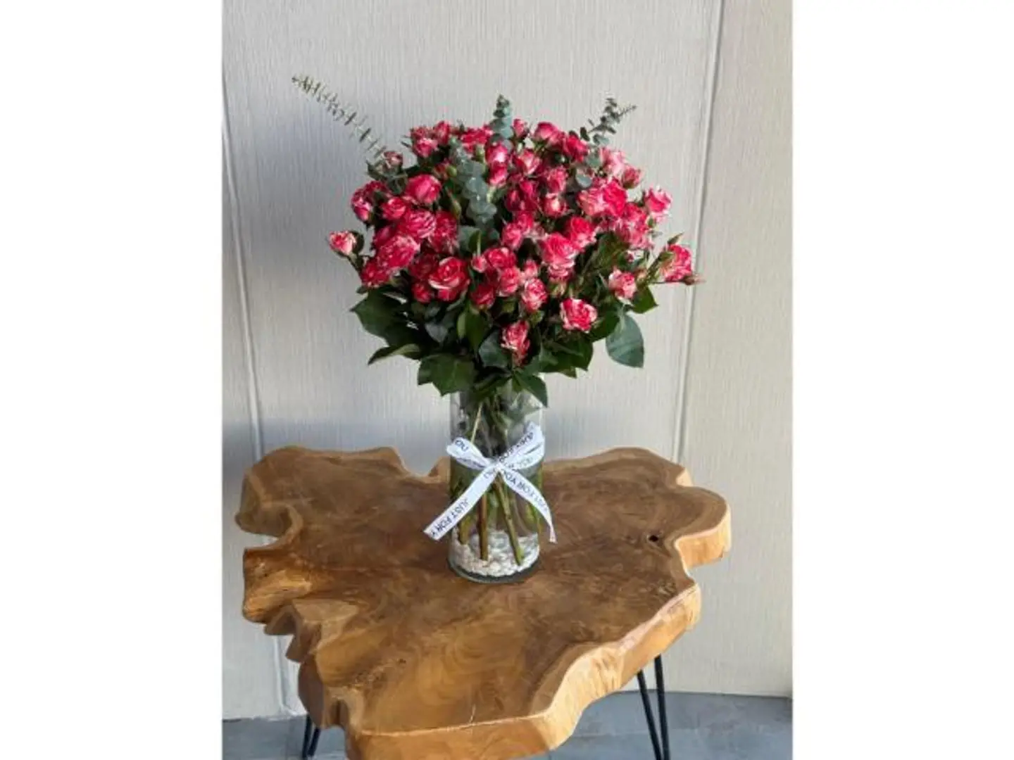 Pink Adoring Rose Vase