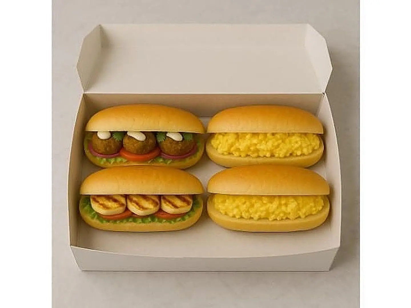 بوكس اللمة 4 ساندوتشات