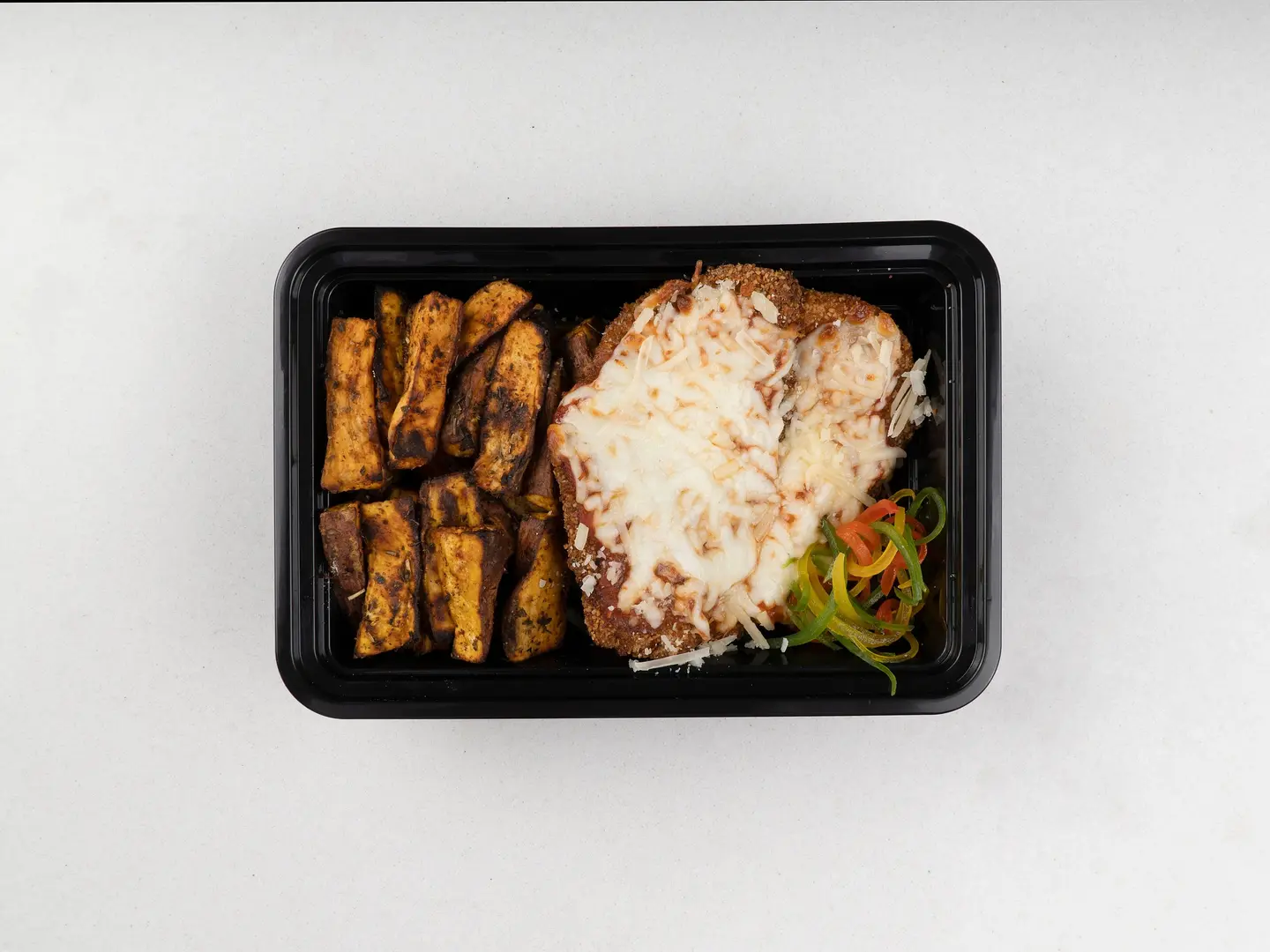 Chicken Parmesan With Sweet Herbs Potato