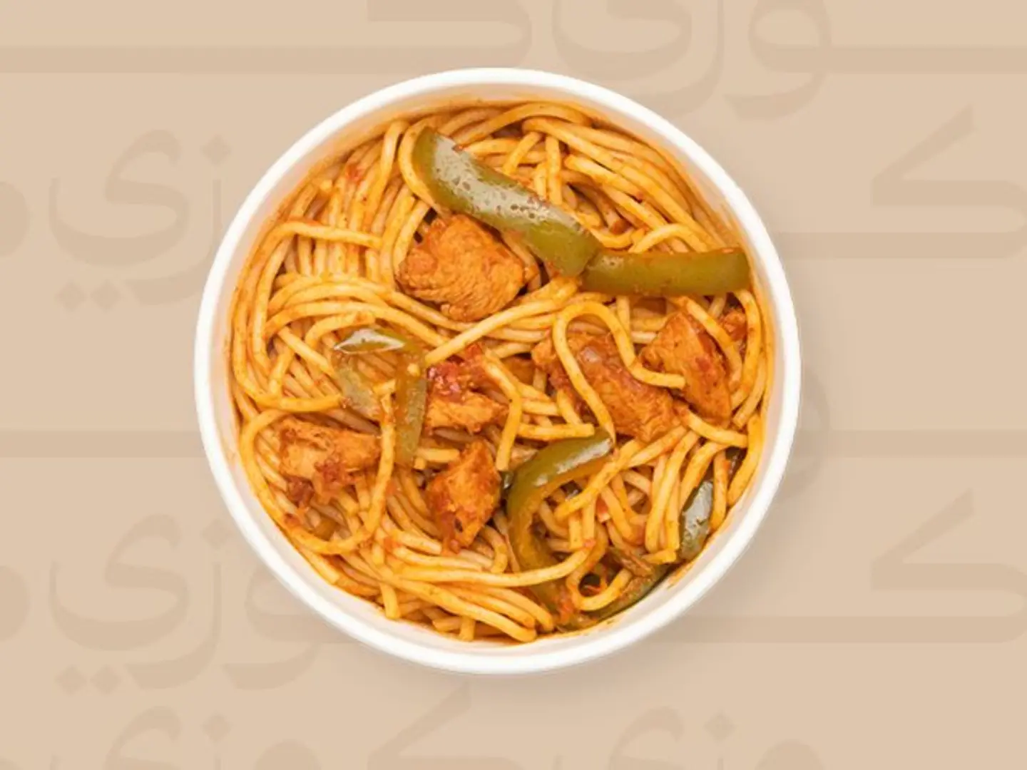 مكرونة بالدجاج