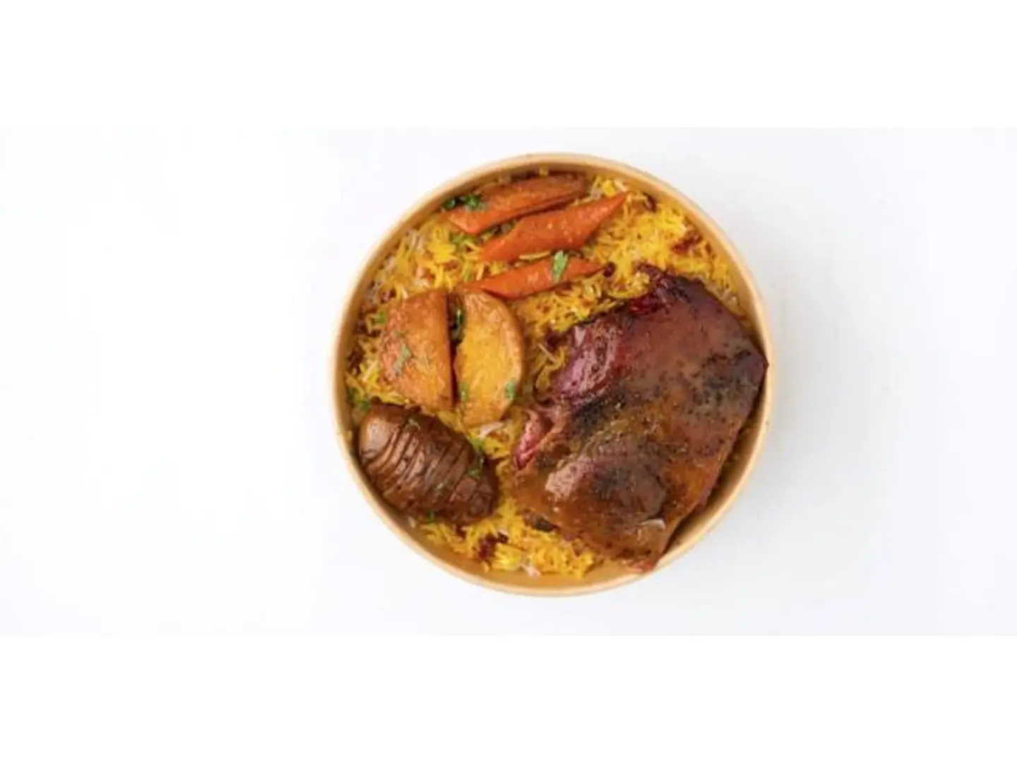 إيدام لحم بقر مع رز