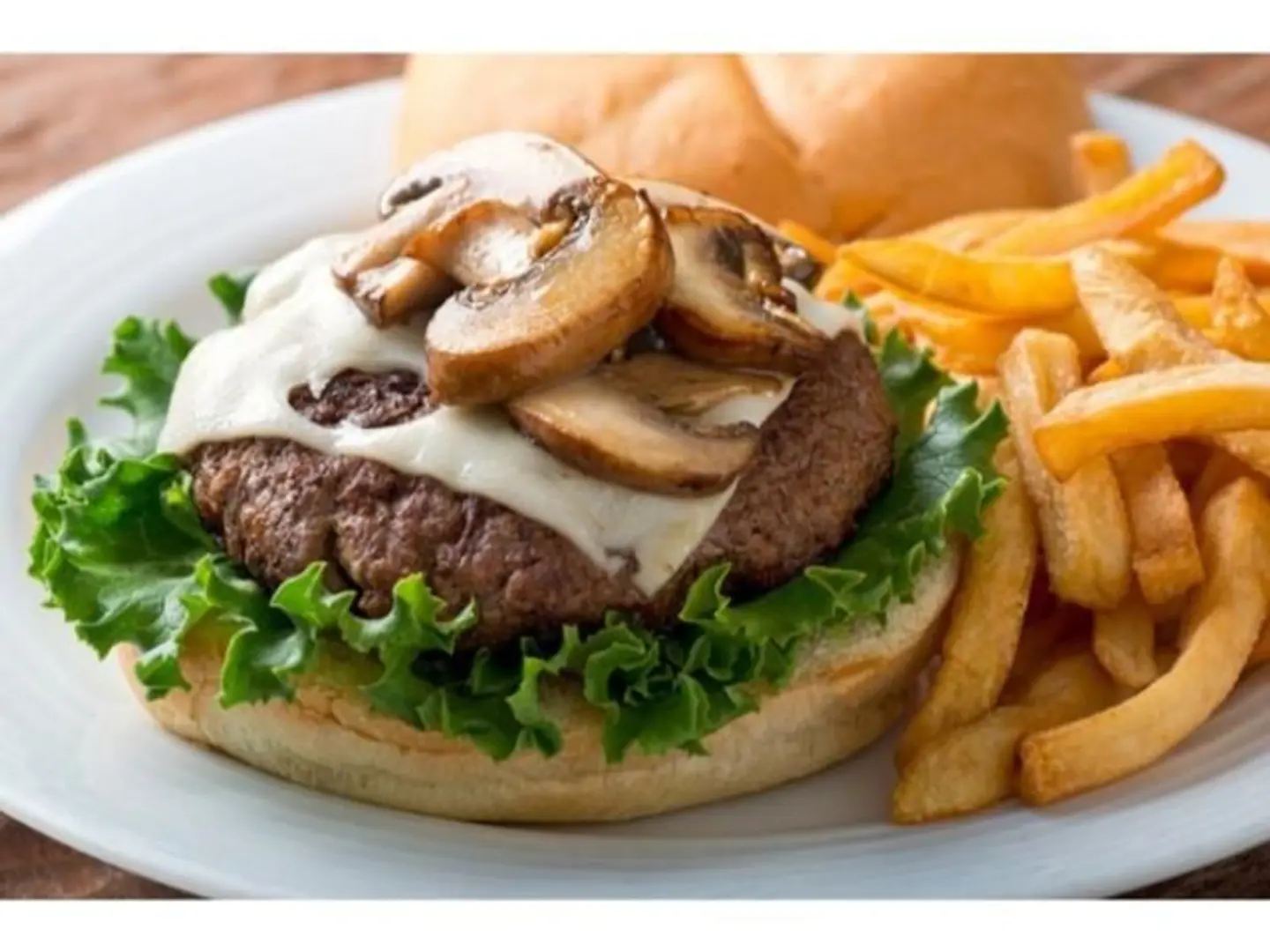 Meat Mushroom Burger