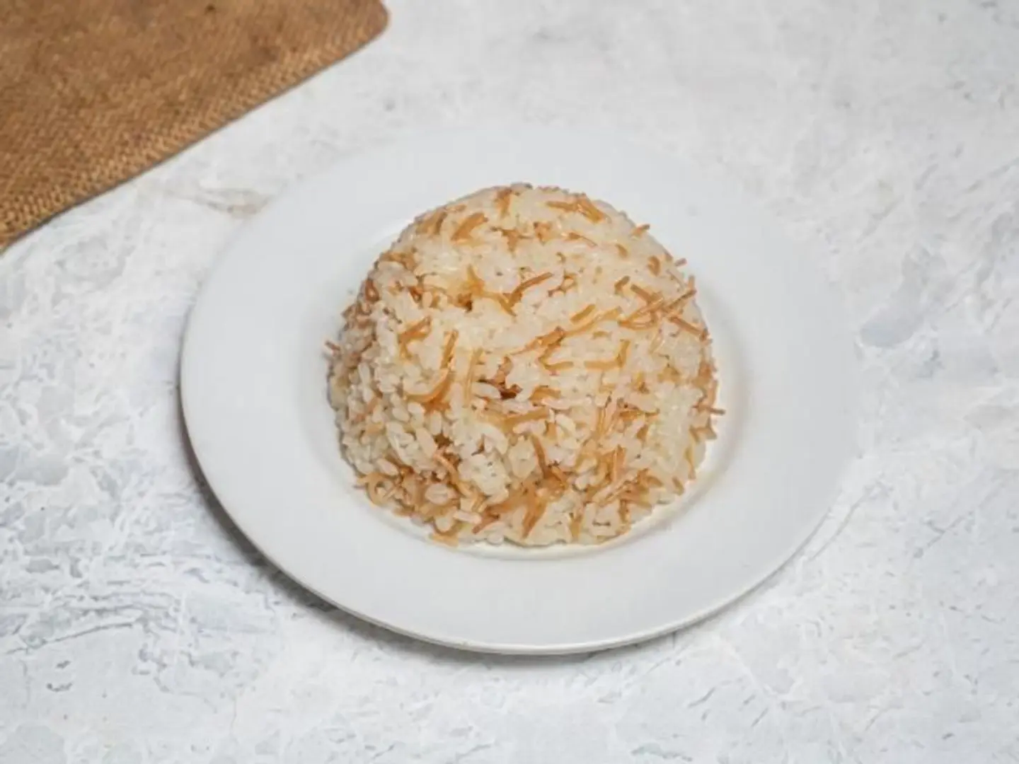 أرز أبيض شعرية