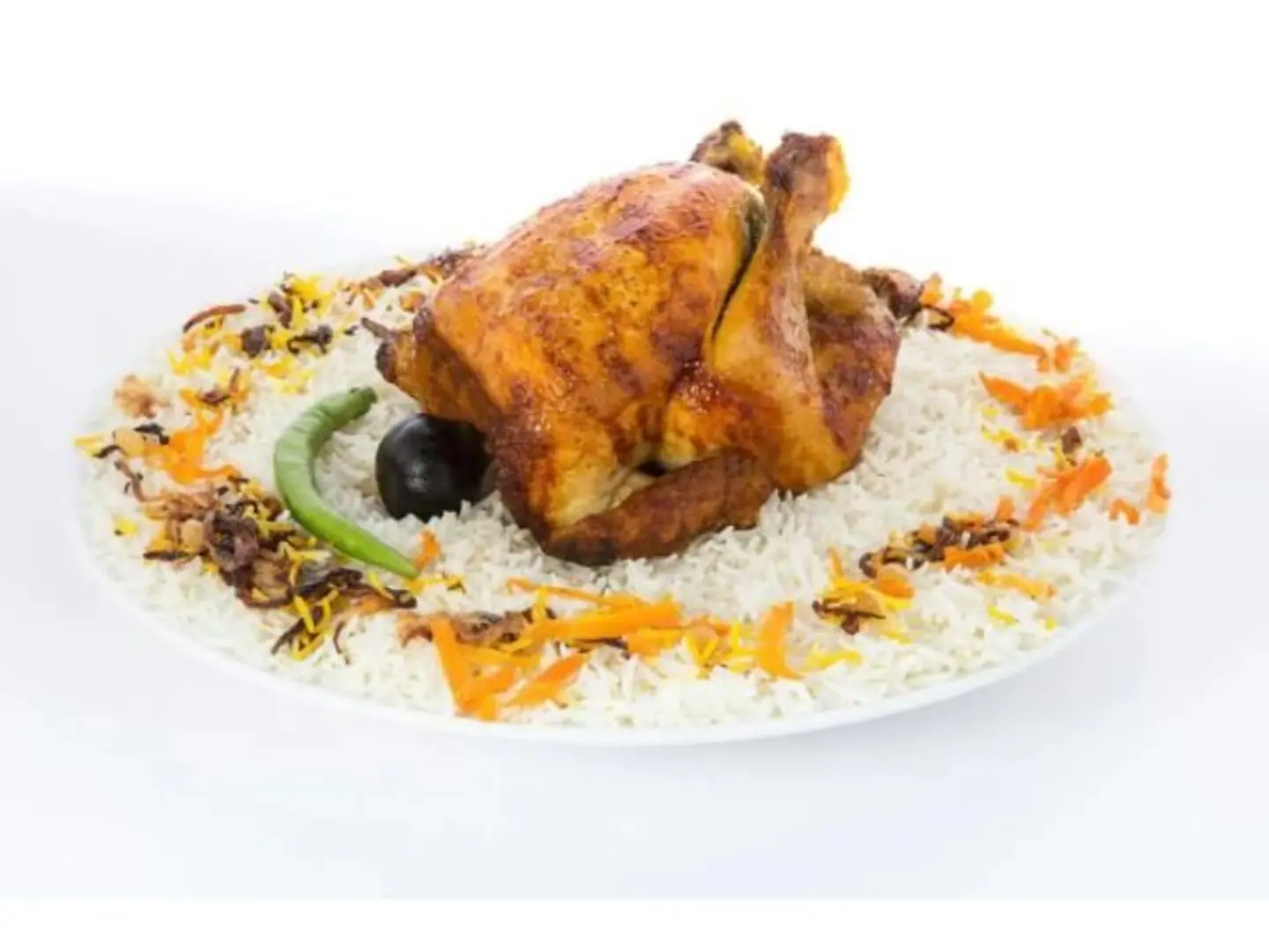 Two Chickens With Rice