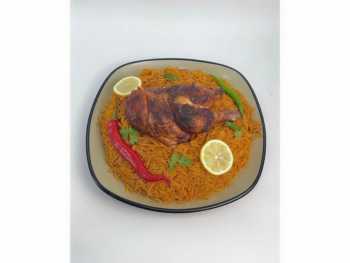 Half Chicken Kabsa