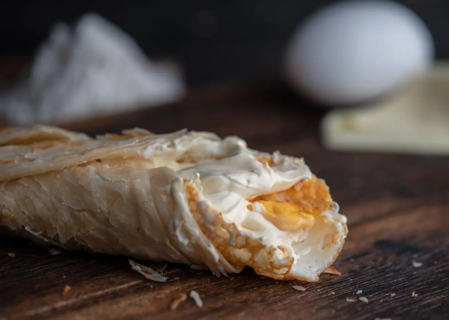 Egg And Cheese Chapati