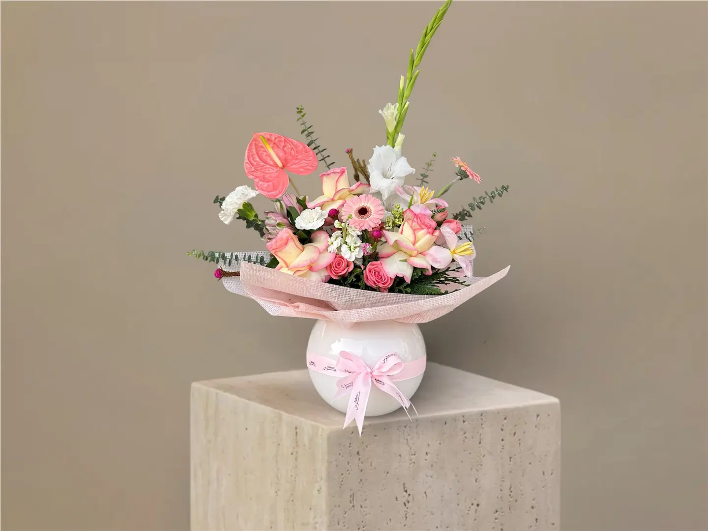 Pink Sunrise Vase