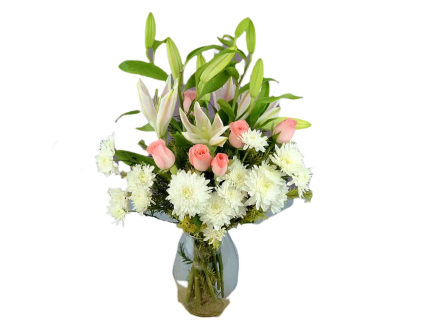 F23 Glass Flower Rose Pink 10 Casablanca White 3 Chrysanthemum White2