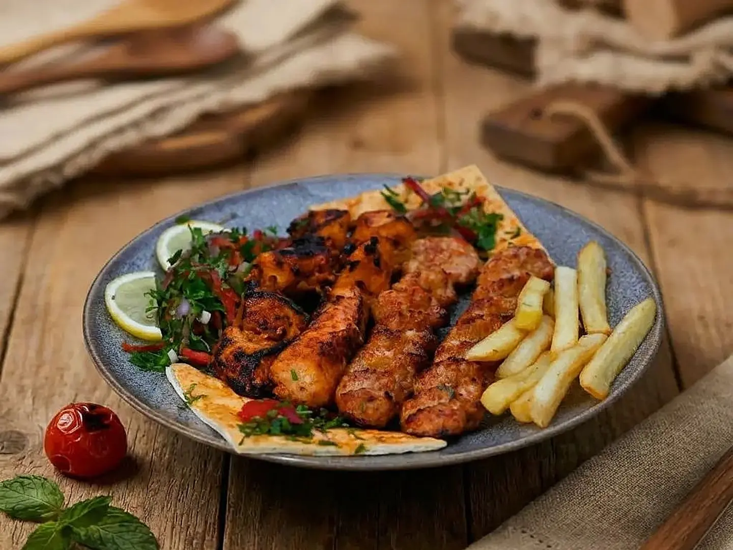 مشوي مشكل دجاج