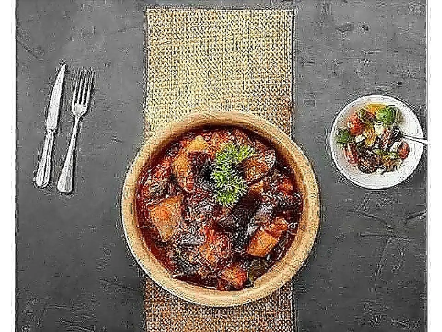 Roasted Eggplant Salad