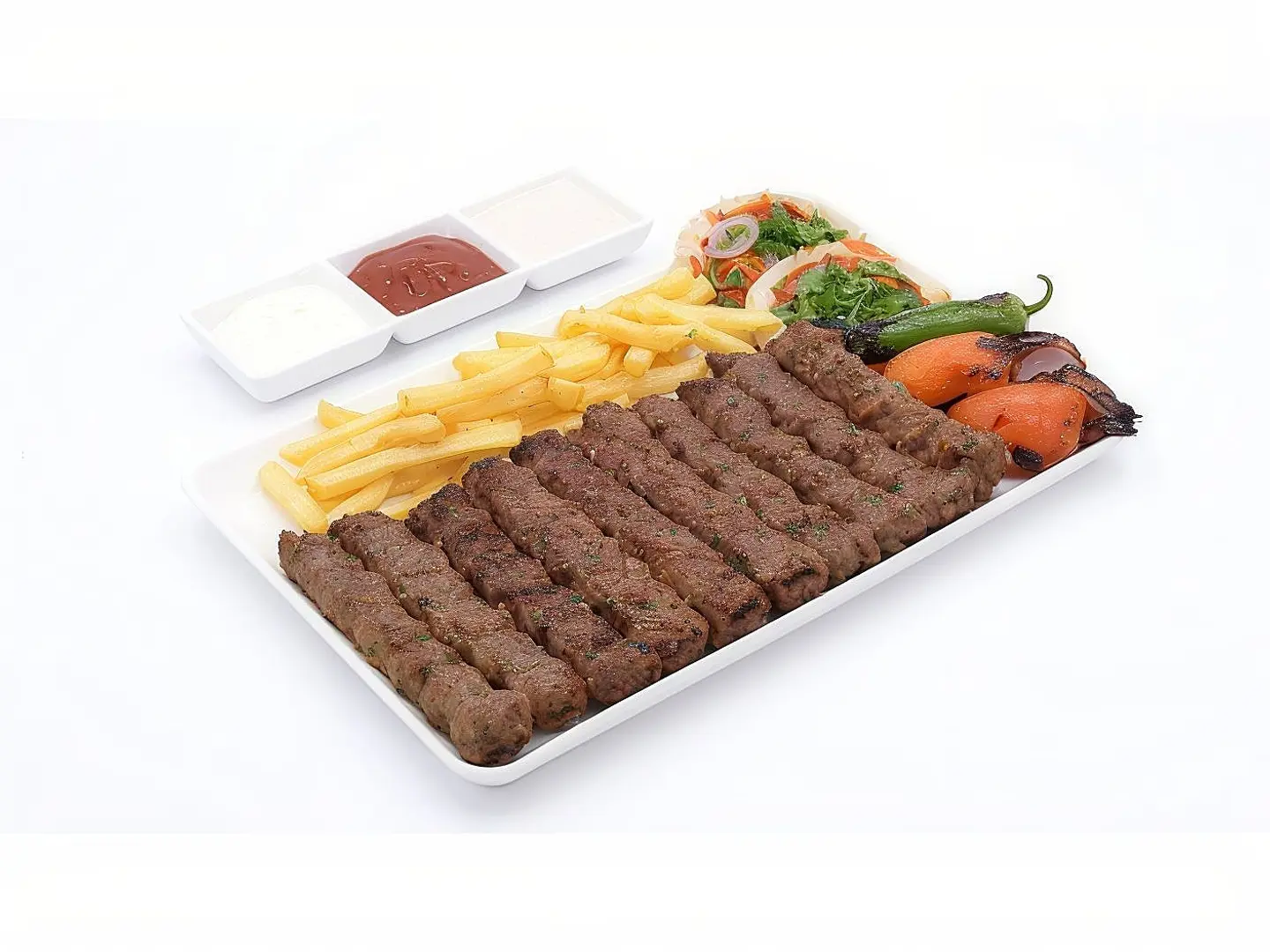 نص كيلو كباب لحم