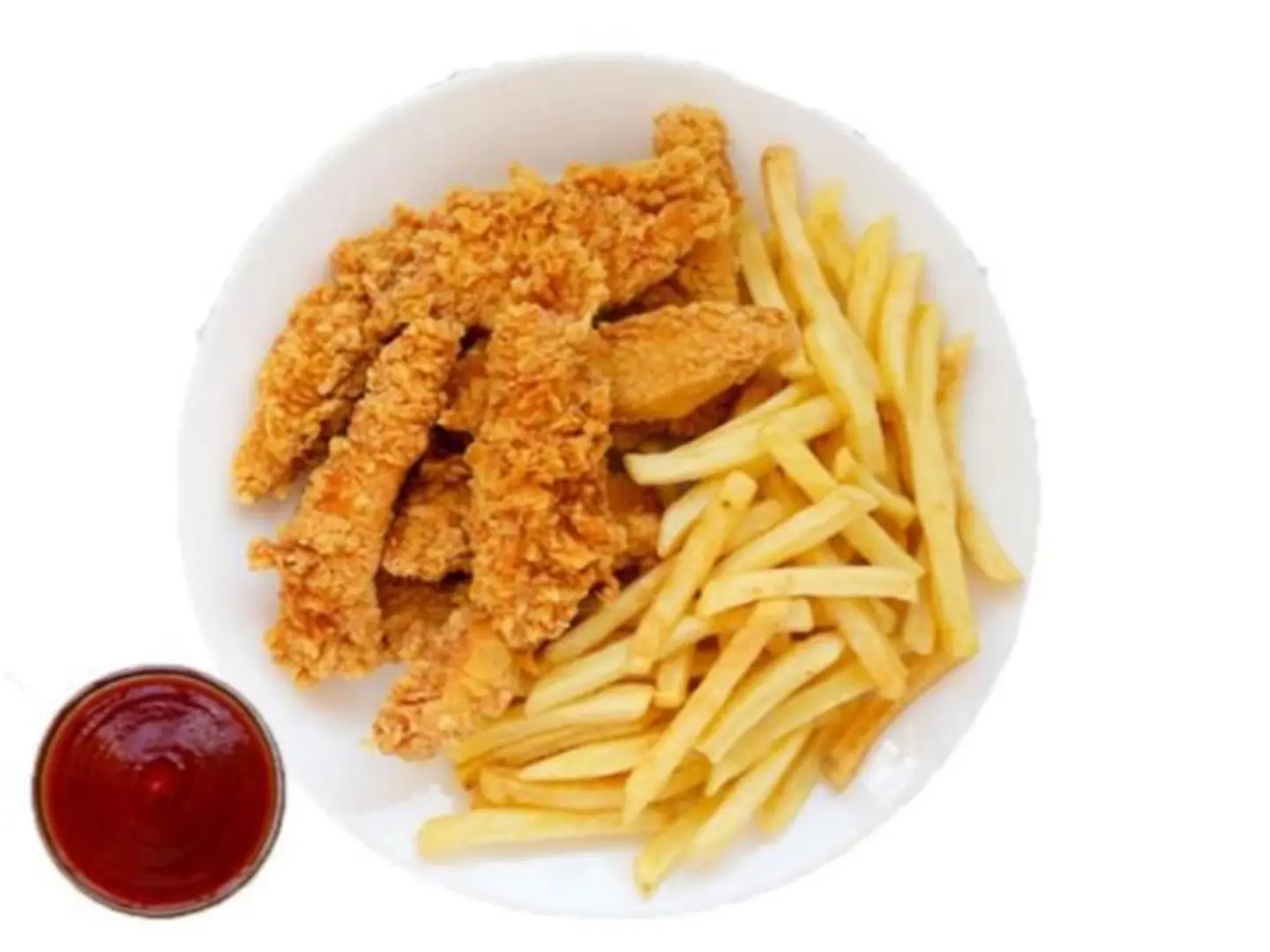 Strips Meal 4 Pieces