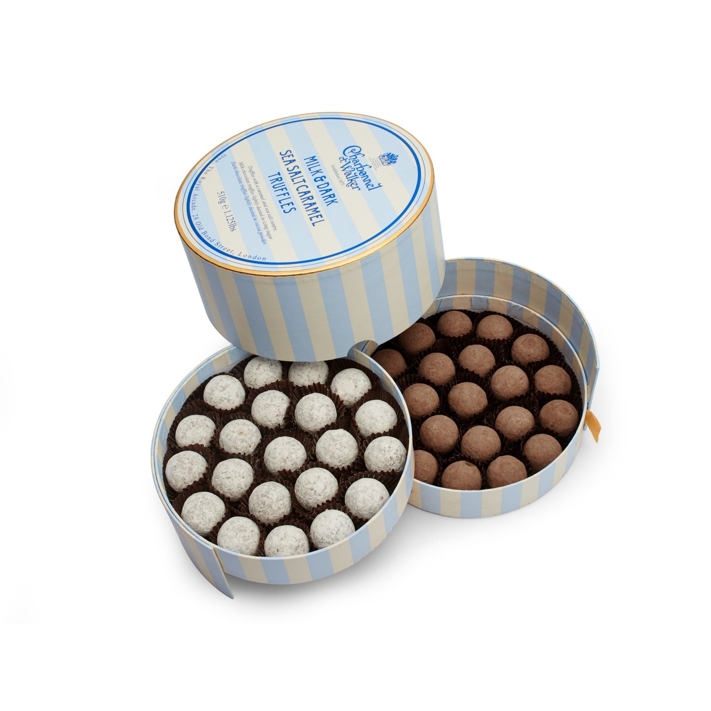 Milk And Dark Sea Salt Caramel Truffles