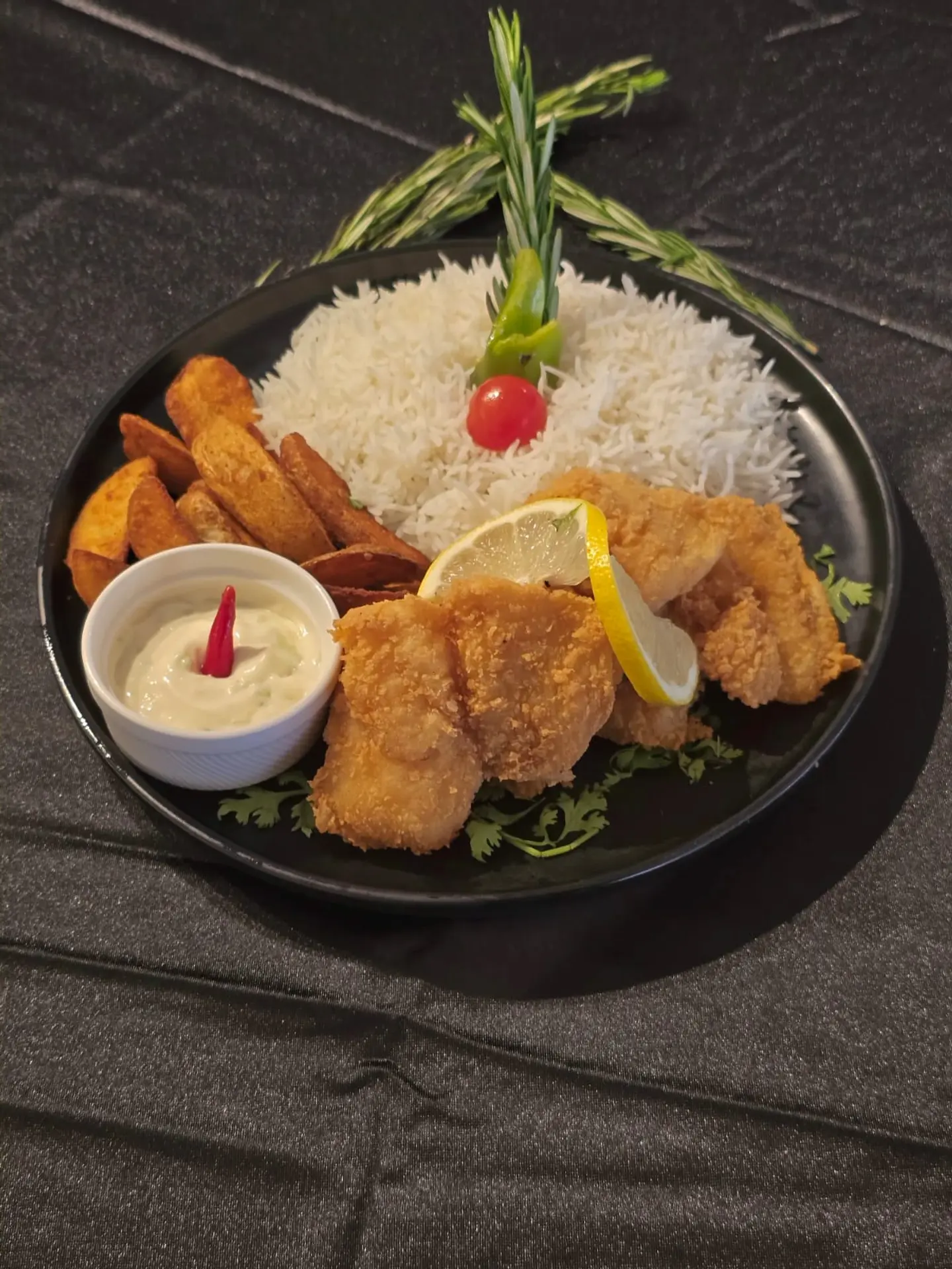 Fried Fish With Rice