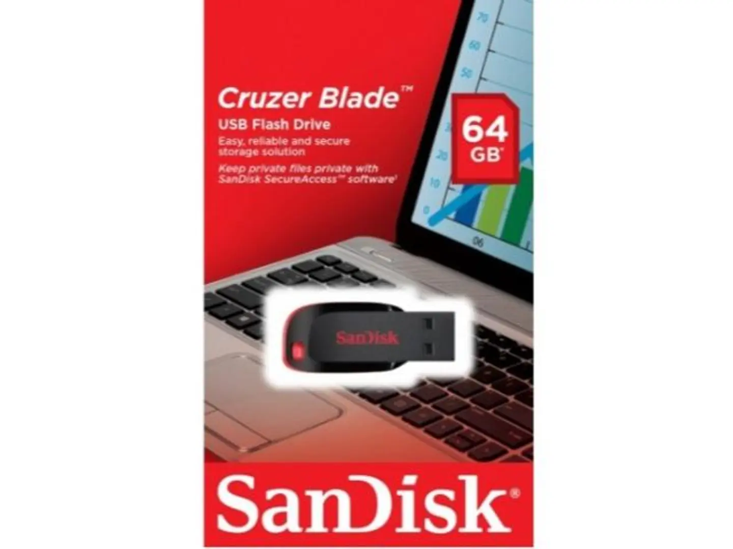 San Disk Flash Drive 64 Gb