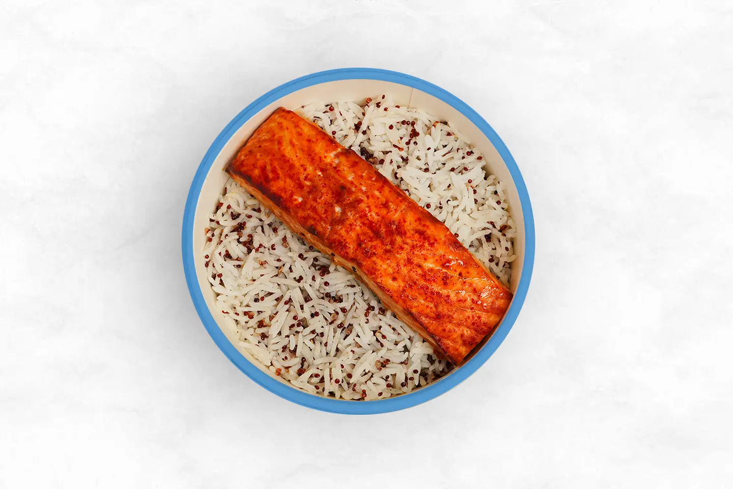 Salmon With Quinoa Rice