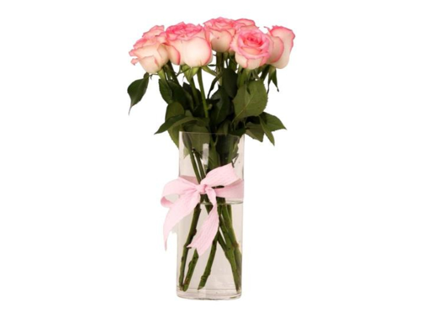 Pink Rose Vase