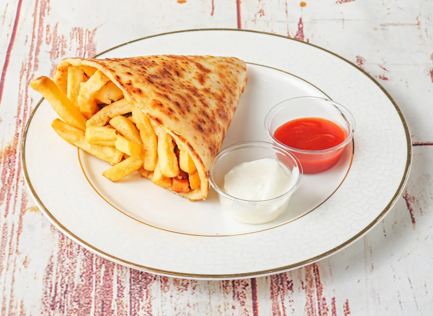 كريب بطاطس مقلية