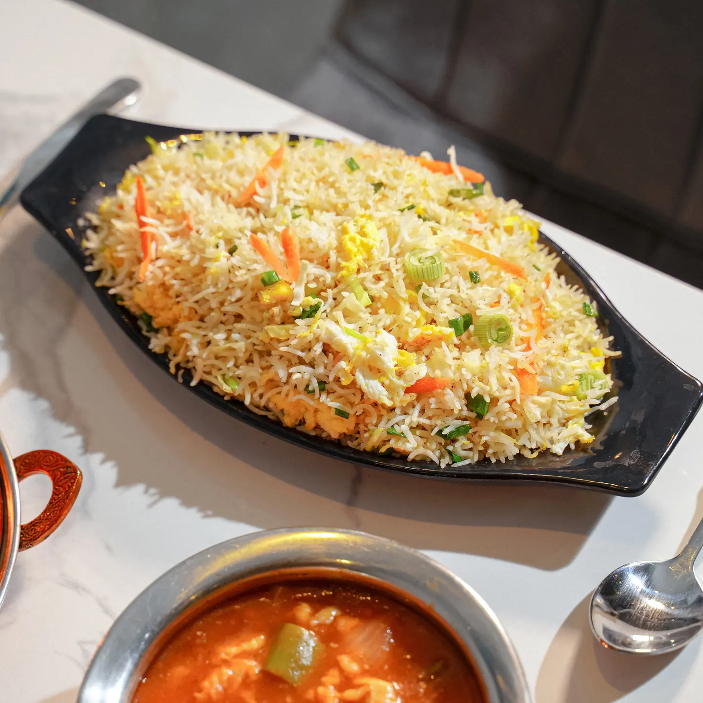 أرز مقلي بالبيض