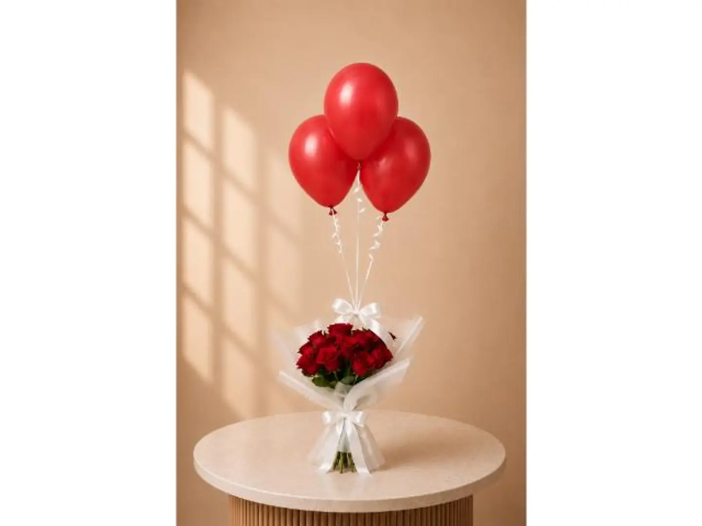 Red Rose Collection Flowers & Balloon