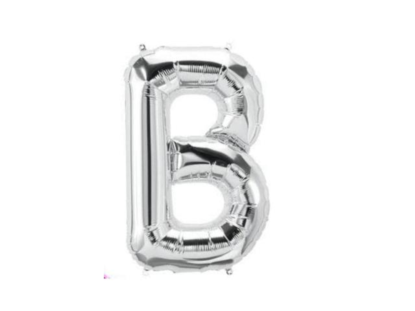 Balloon Letter B Silver