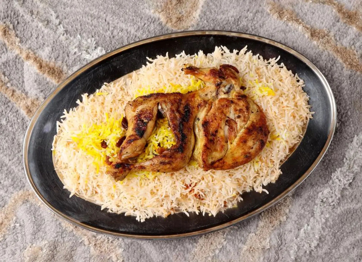 Half A Chicken Of Madhbi With Rice