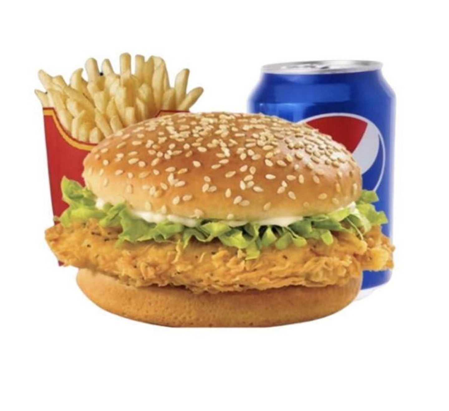 Crispy Chicken Burger Meal
