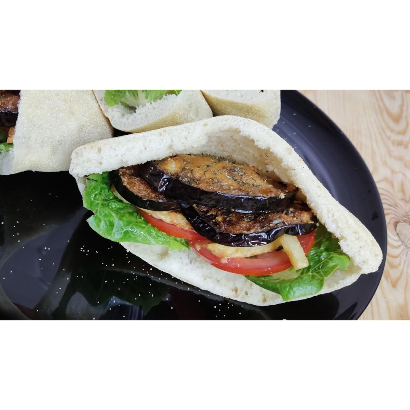 Potato And Eggplant Sandwich