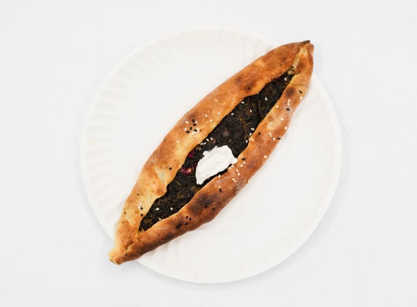 فطيرة لبنة سبانخ