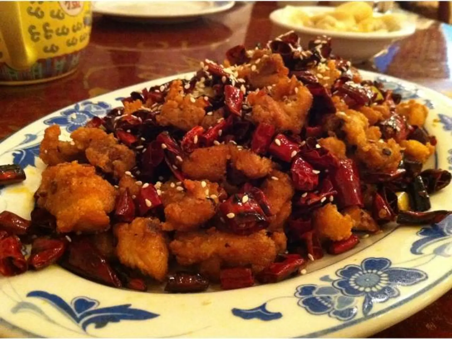 Dry Chicken With Pepper