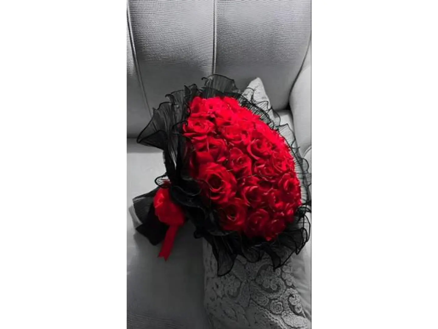 Red Lace Bouquet