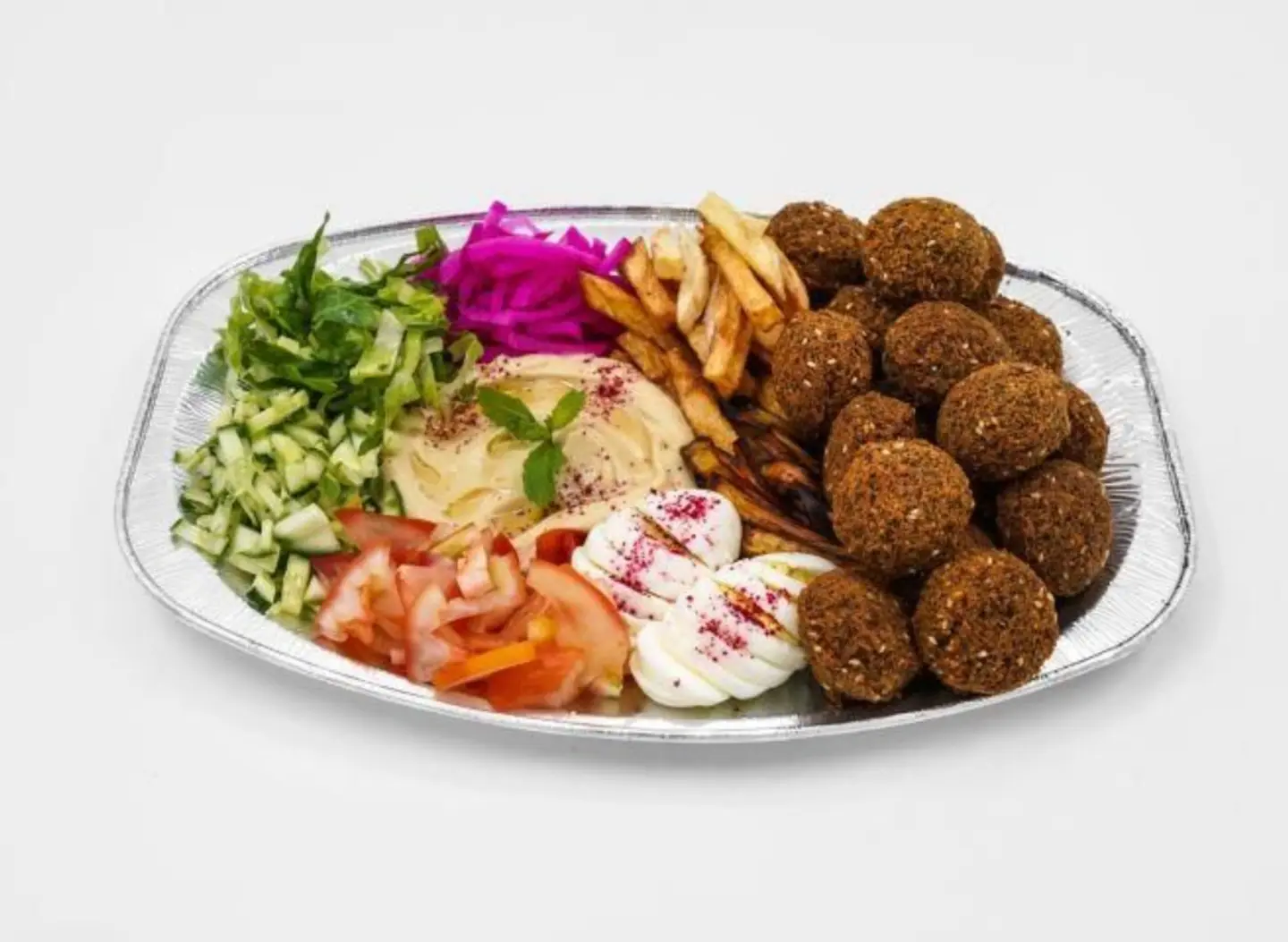 صحن فلافل مشكل صغير