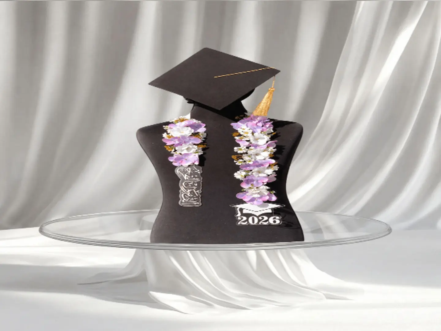 Ivory Graduation Sash