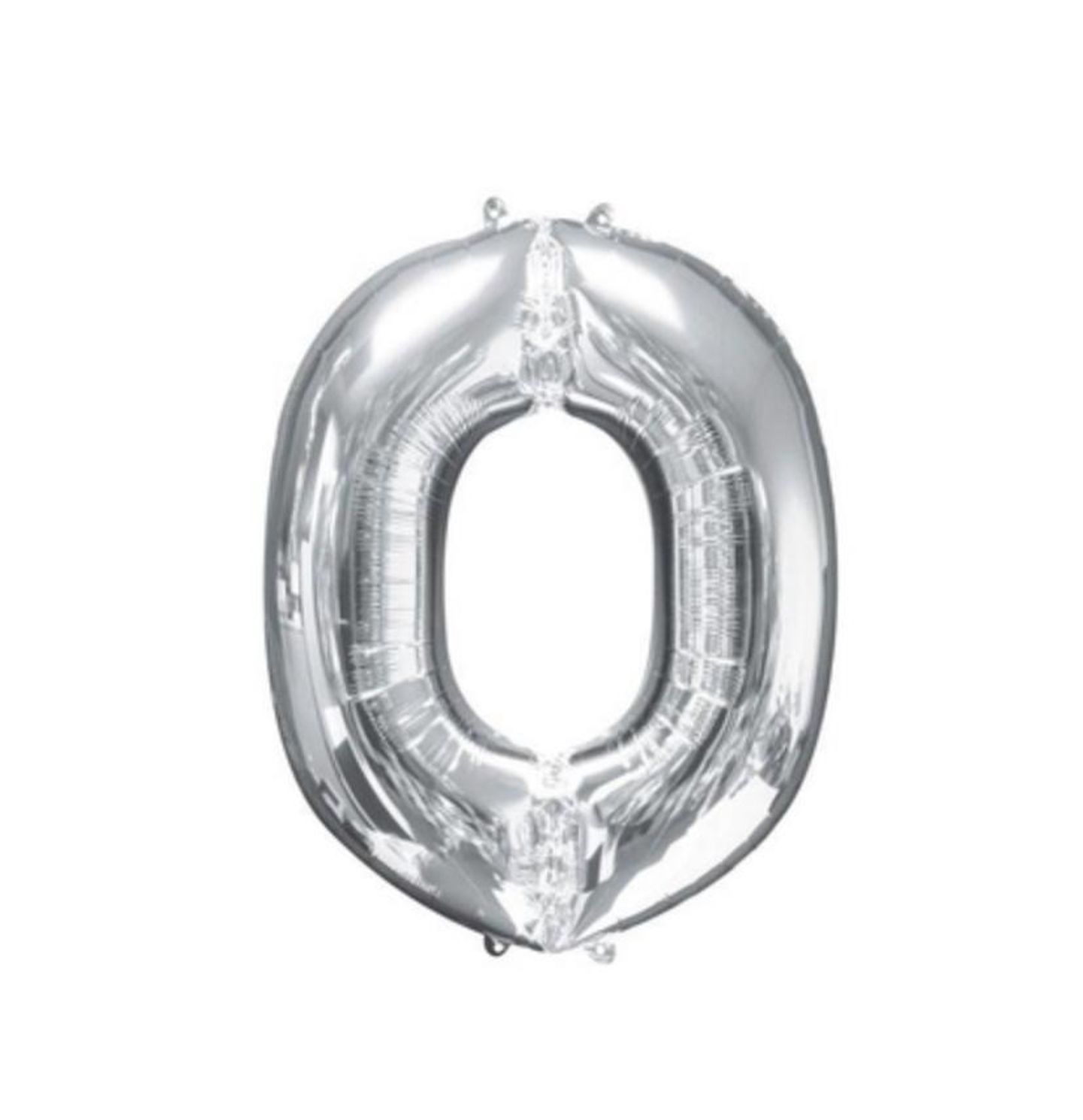 Letter O Silver Balloon
