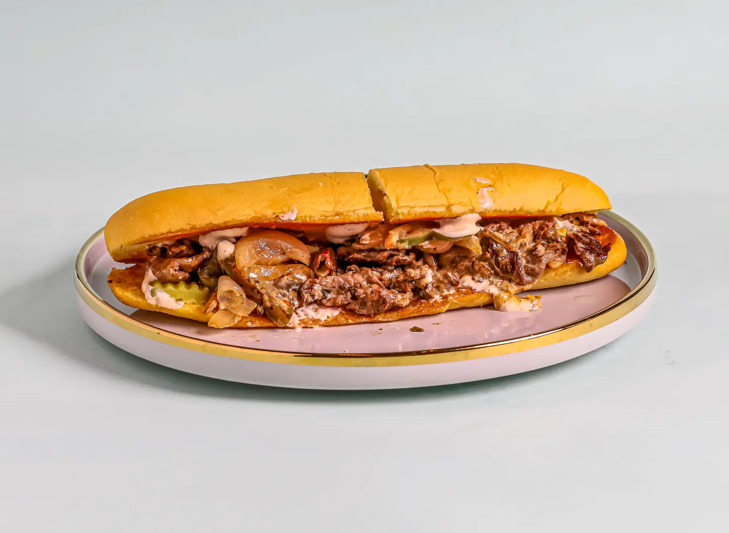 Steak Sandwich With Mushroom