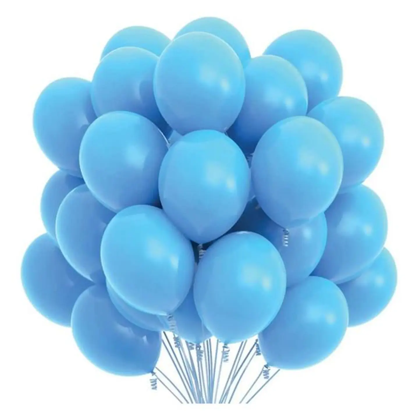 بالون هيليوم لون سماوي 12inch
