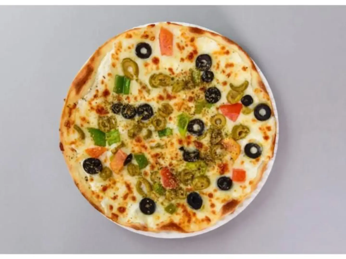 Labneh And Vegetable Pizza