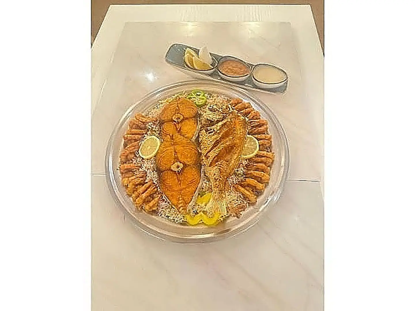 عندق , كنعد , روبيان (ثلاث اشخاص )