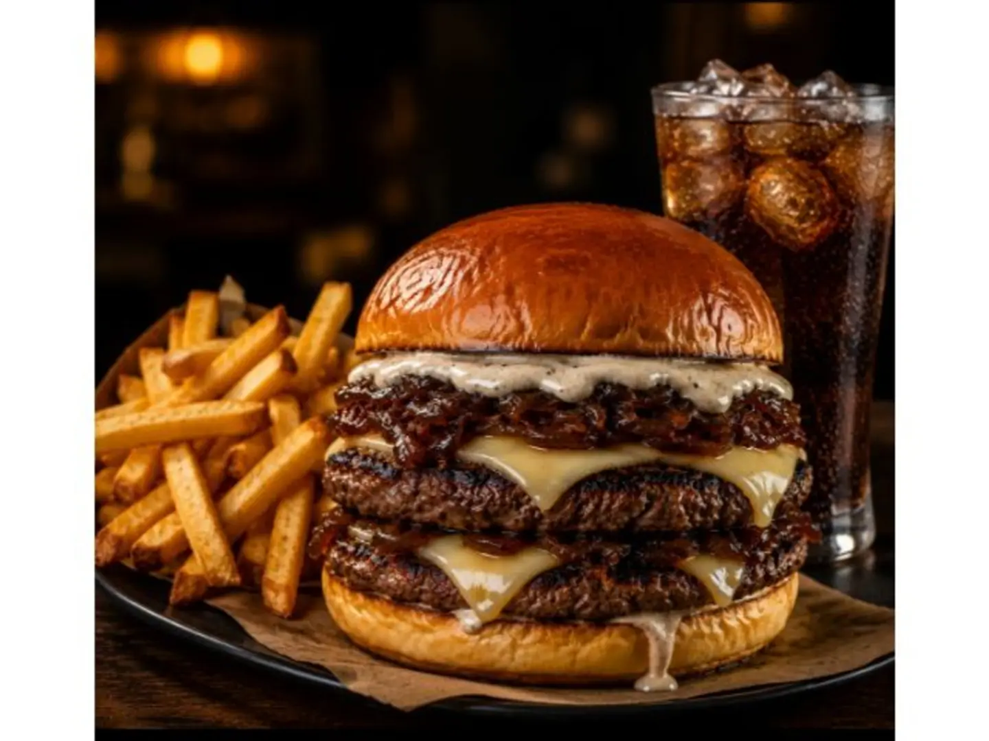 Double Truffle Swakni Burger Meal