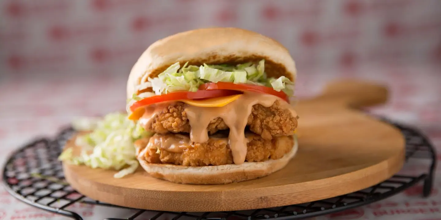 Double Crispy Chicken Burger