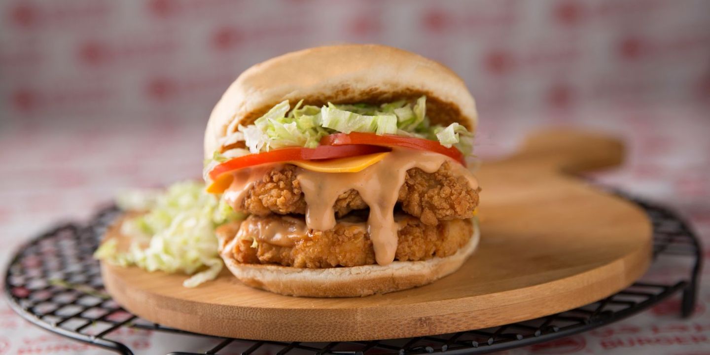 Double Crispy Chicken Burger