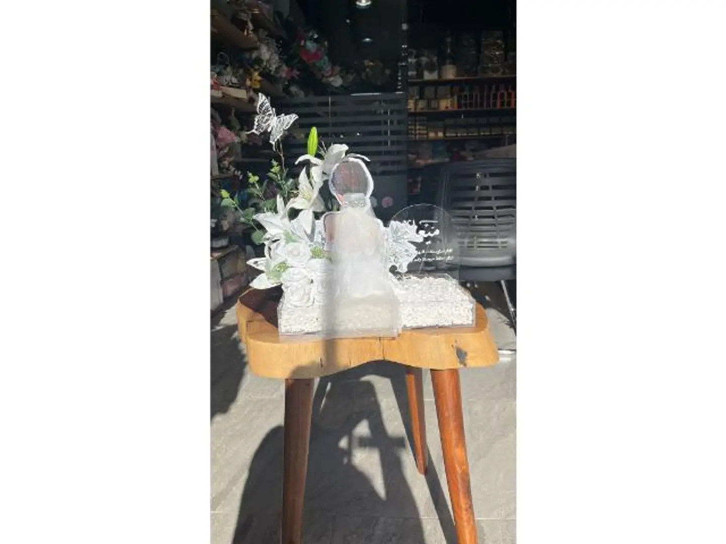 ستاند عروسه ورد صناعي 14