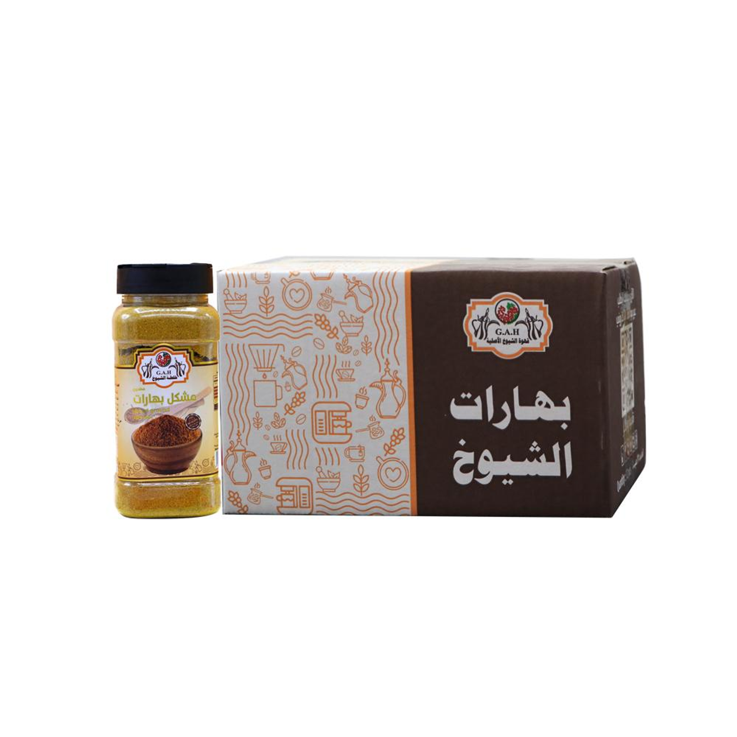 كرتون مشكل بهارات مطحون 12*250 جرام