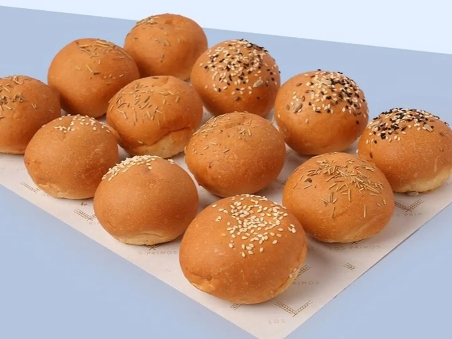 خبز ميني برجر ميكس