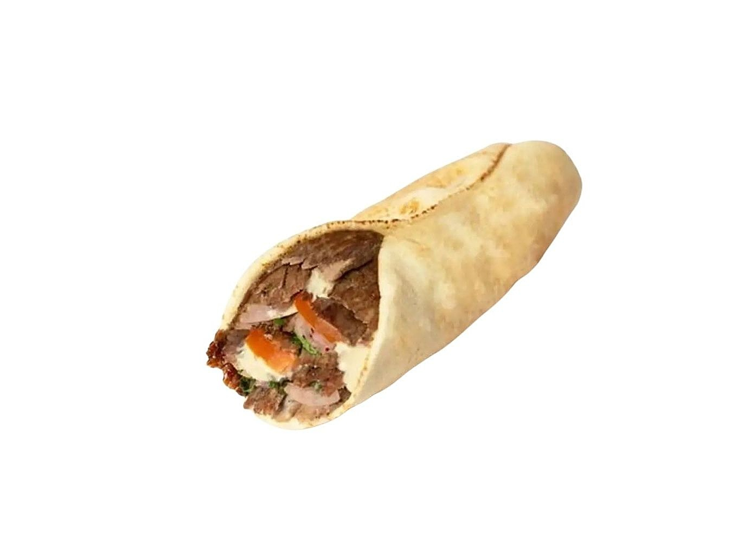 شاورما لحم بقري صغيرة