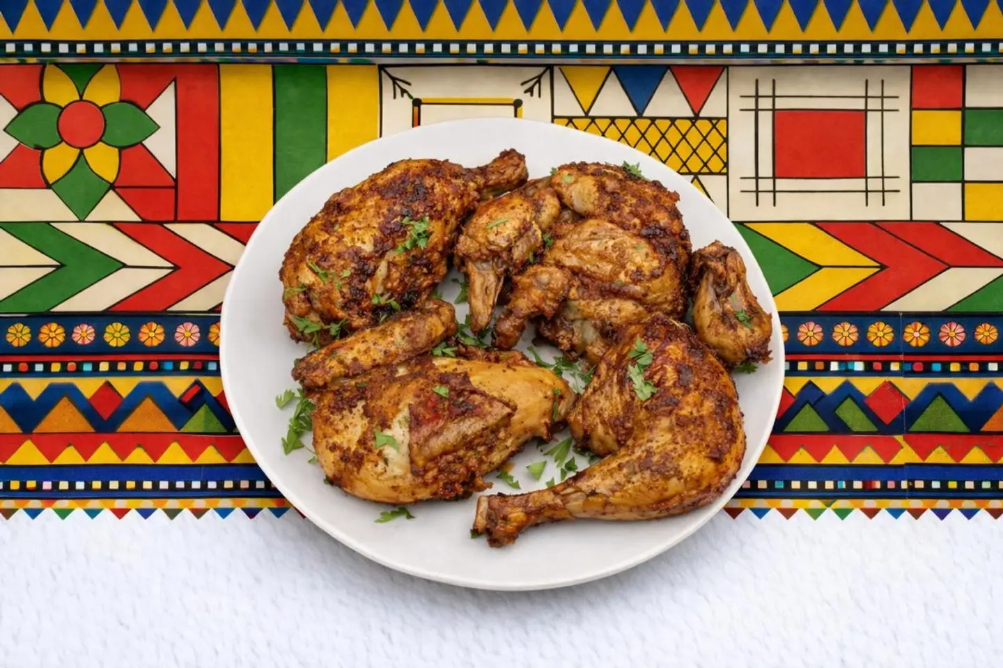 دجاج مقلي بدون ارز