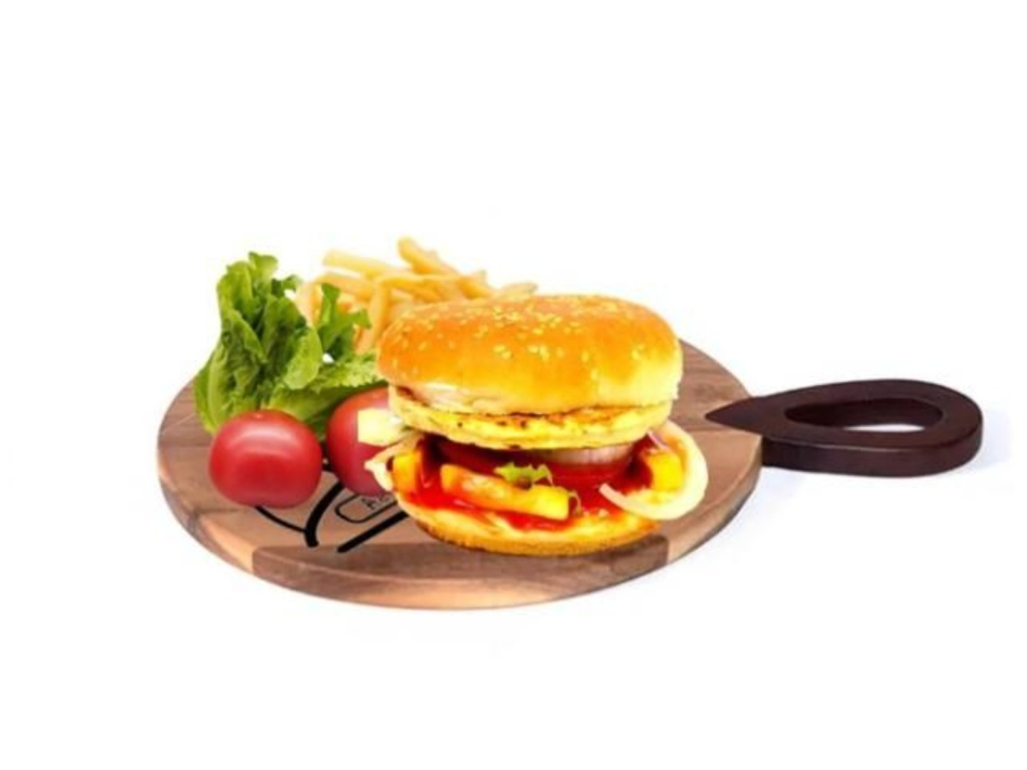 Double Chicken Burger